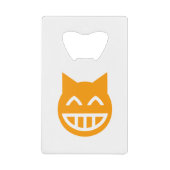 Grinning Emoji Cat Creditkaart Flessenopener (Voorkant)