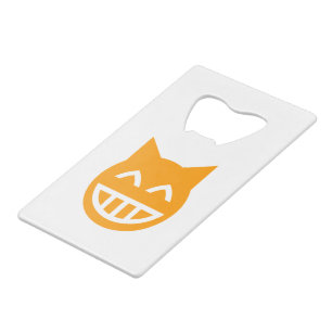 Grinning Emoji Cat Creditkaart Flessenopener