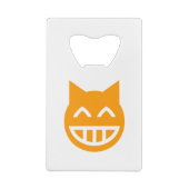 Grinning Emoji Cat Creditkaart Flessenopener (Achterkant)