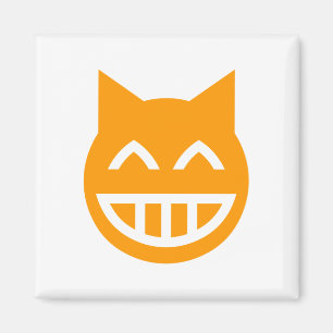 Grinning Emoji Cat Magneet