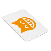 Grinning Emoji Cat Magneet (Rechterzijde)