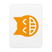 Grinning Emoji Cat Magneet (Verticaal)