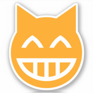 Grinning Emoji Cat Sticker