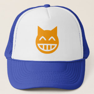 Grinning Emoji Cat Trucker Pet