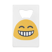 Grinning Emoji Creditkaart Flessenopener (Achterkant)