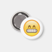 Grinning - Emoji Magneet (Voorkant / Achterkant)