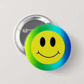 Grinning Face Classic Gradient Smile Emoji Ronde Button 5,7 Cm (Voorkant /achterkant)