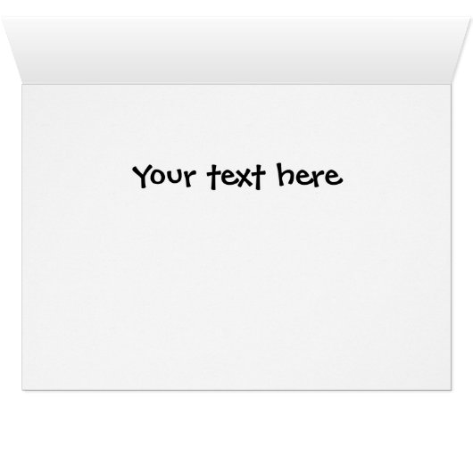 Grinning Face Classic Gradient Wenskaart (Binenzijde Horizontaal (Onderkant))