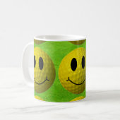 Grinning Face Golf Ball Koffiemok (Voorkant links)