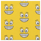Grinning Gezicht met Open Ogen Stof (Close Up)