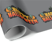 Grinning Ghouls, Haunted Halloween Cadeaupapier (Rol Hoek)