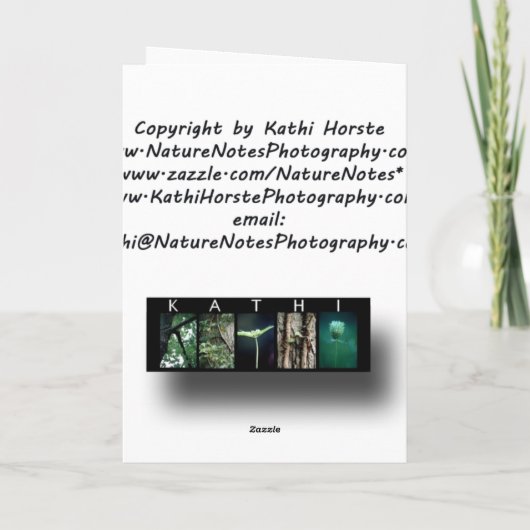 Grinning Groundhog Wenskaart Kaart (Achterkant)