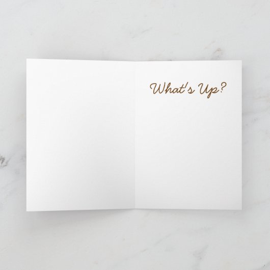 Grinning Groundhog Wenskaart Kaart (Binnen)