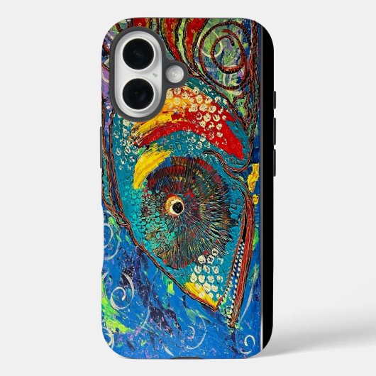 Grinning Grouper iPhone case (Achterkant)