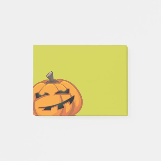 Grinning Halloween Pumpkin Post-it® notes (Voorkant)
