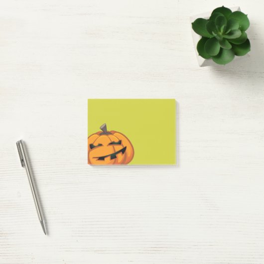 Grinning Halloween Pumpkin Post-it® notes (Kantoor)