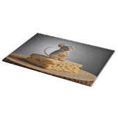 Grinning Mouse en kaas Snijplank (Hoek)