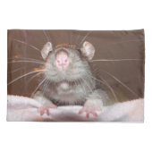 Grinning rat kussen hoesje kussensloop (Achterkant)