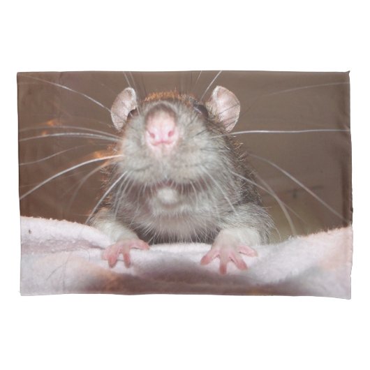 Grinning rat kussen hoesje kussensloop (Voorkant)