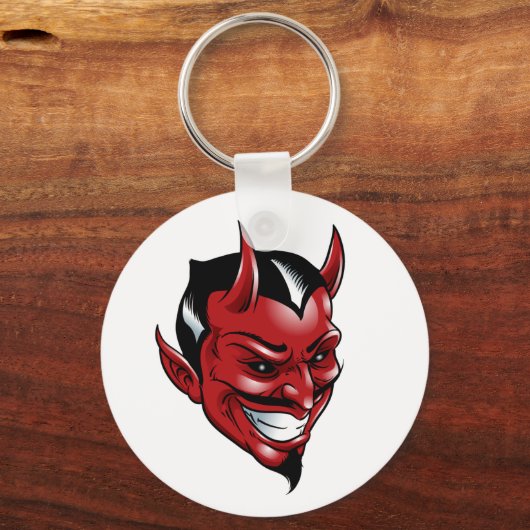 Grinning Red Devil Sleutelhanger (Voorkant)