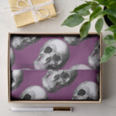 Grinning Skull Tissue Paper Paarse Tissuepapier (Geschenk)
