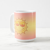 Grinning Sun Koffiemok (Voorkant links)