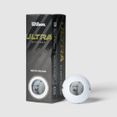 Grinning witte standaard poedel golfballen (Verpakking)