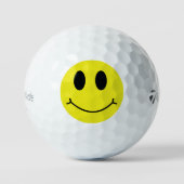 Grinning Yellow Face Classic Golfballen (Voorkant)