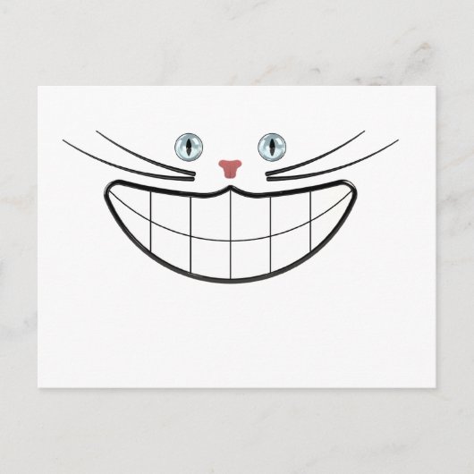 Grinsekatze Briefkaart (Voorkant)