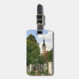 Grinzinger Friedhof, Wien Österreich Bagagelabel