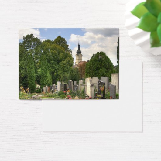 Grinzinger Friedhof, Wien Österreich Visitekaartjes (Bureau)
