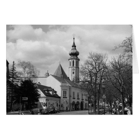 Grinzinger Pfarrkirche (Voorkant Horizontaal)