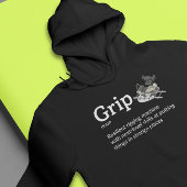Grip Definition Dark Mode - Film Crew Hoodie
