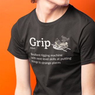 Grip Definition Dark Mode - Film Crew T-shirt