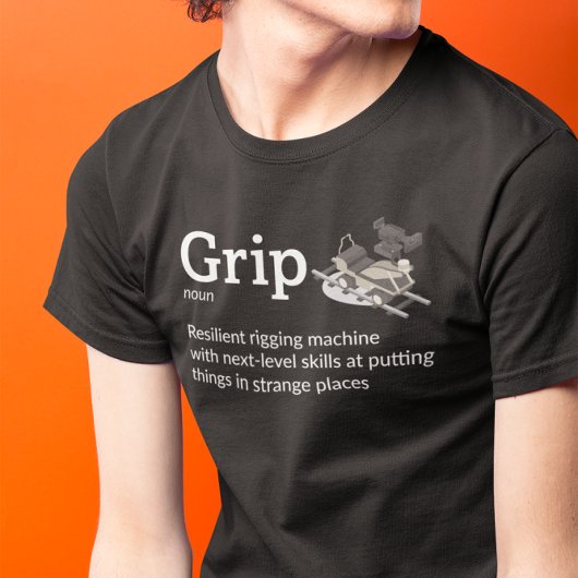Grip Definition Dark Mode - Film Crew T-shirt