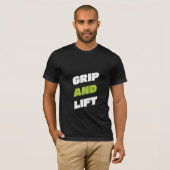 Grip en lift - Gym T-shirt (Voorkant volledig)