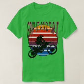 Grip het en rip het Dirt Bike Retro Style T-shirt (Design voorkant)