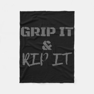 Grip het en rip het voor Lacrosse Golf Motocross K Fleece Deken