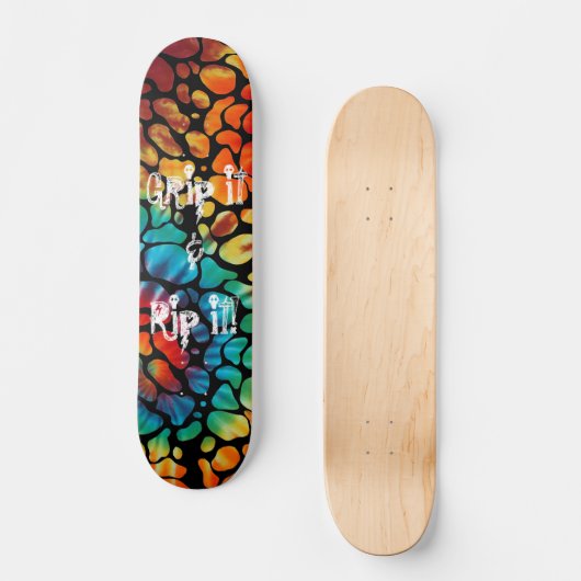 Grip het & Rip het Persoonlijk Skateboard (Voorkant)