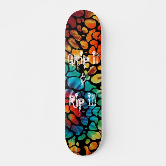 Grip het & Rip het Persoonlijk Skateboard (Voorkant)