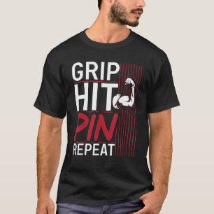 Grip Hit Pin Herhaling - Arm Wrestling Mannen_3 T-shirt