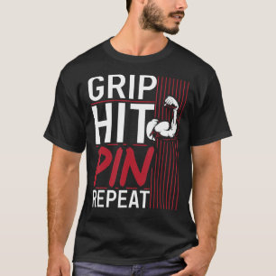 Grip Hit Pin Herhaling - Arm Wrestling Mannen_3 T-shirt