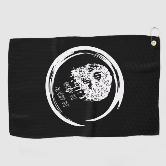 Grip op IT & Rip IT-handdoek Golfhanddoek (Horizontaal)