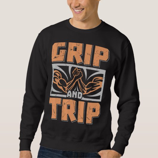 Grip op wegdek en rolarm trui (Voorkant)