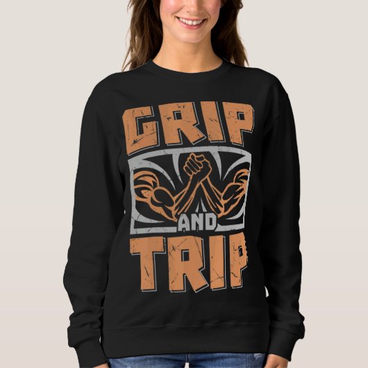 Grip op wegdek en rolarm trui (Voorkant)