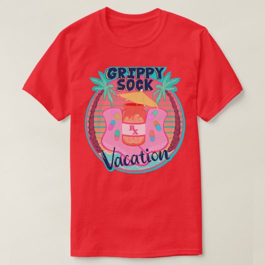 Grippy Sock Vakantie T-shirt (Design voorkant)