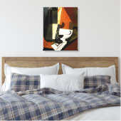 Gris - Coffeepot Canvas Afdruk (Insitu (Slaapkamer))
