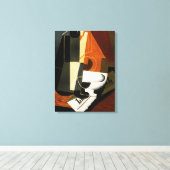 Gris - Coffeepot Canvas Afdruk (Insitu (Houten vloer))