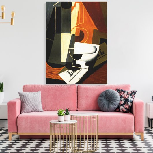 Gris - Coffeepot Canvas Afdruk (Insitu (Woonkamer))