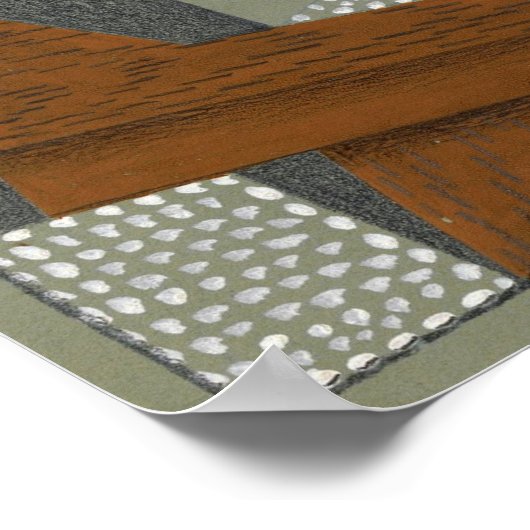 Gris - De Fruitschaal 1915 Poster (Hoek)